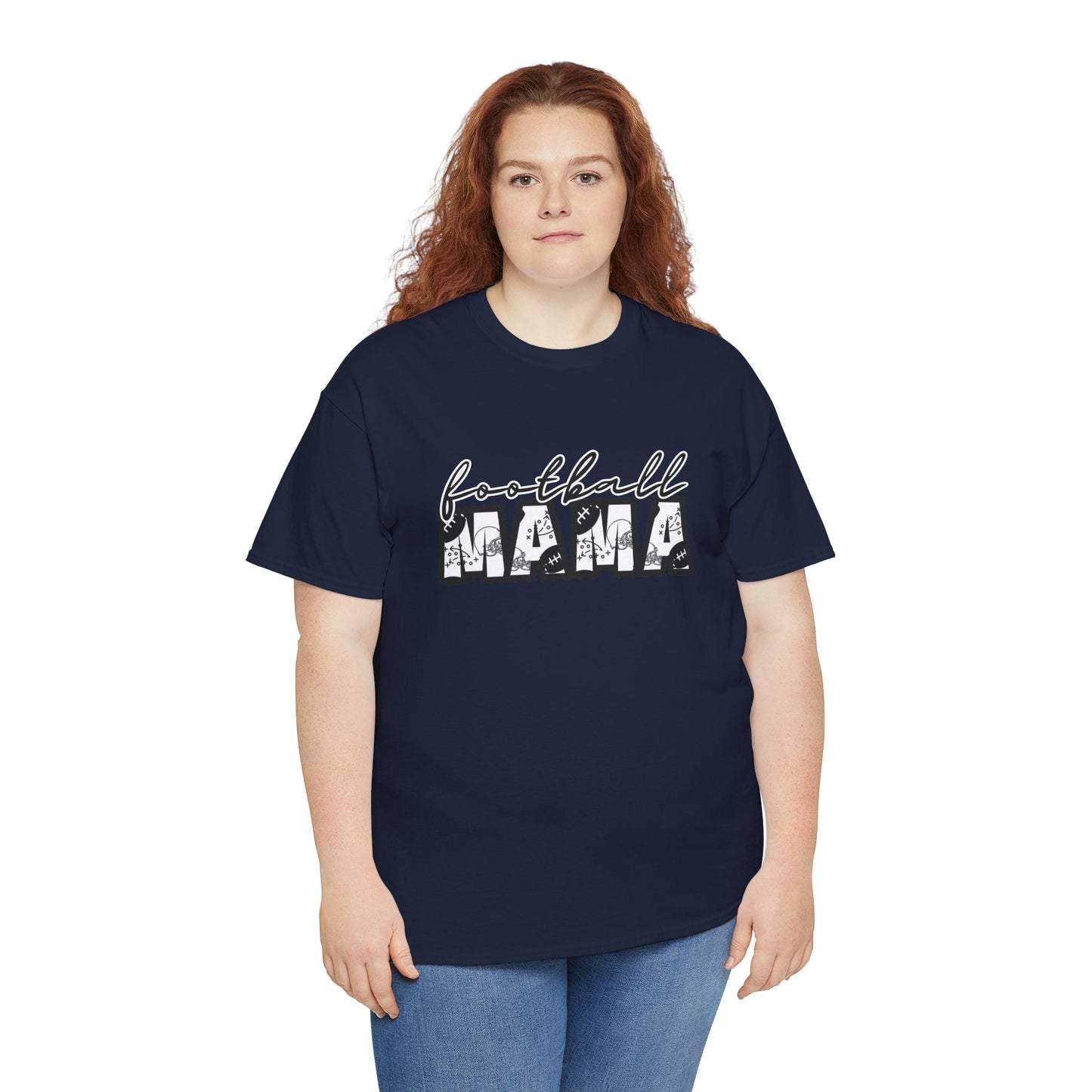 FOOTBALL MAMA  Heavy Cotton Tee