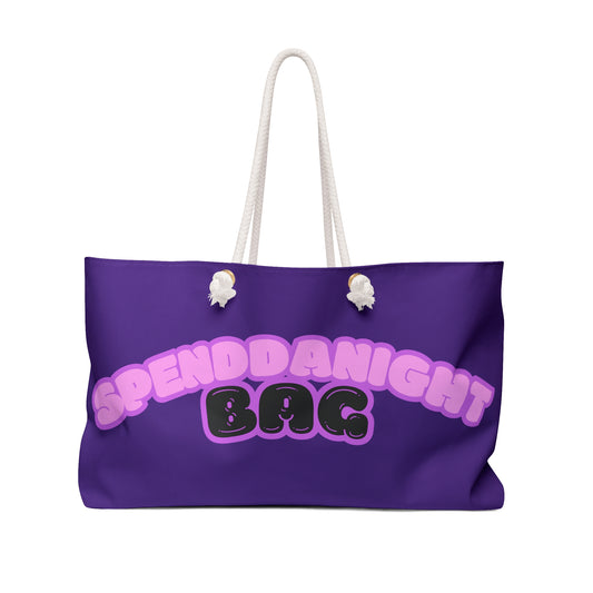 Spend the night weekender bag