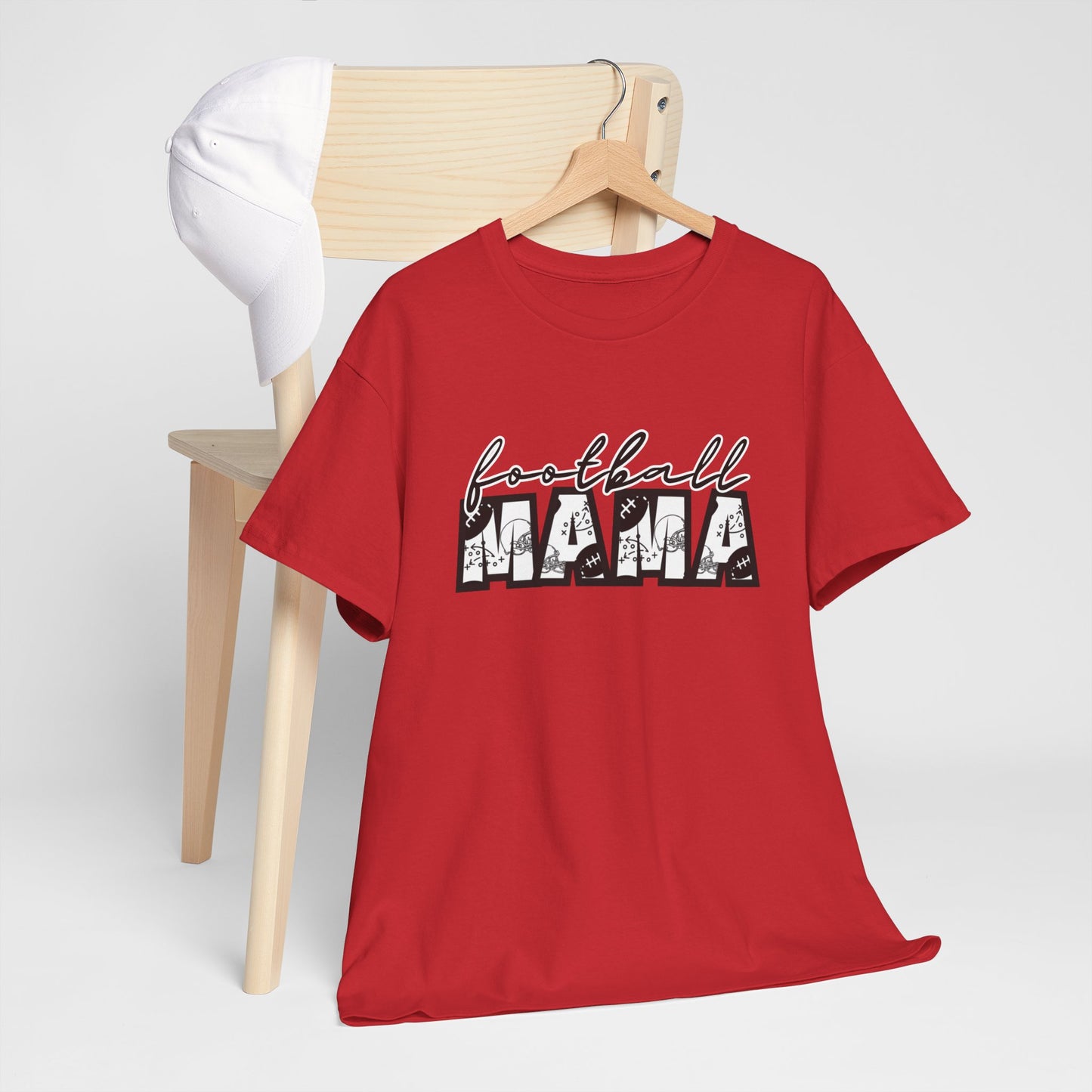 FOOTBALL MAMA  Heavy Cotton Tee
